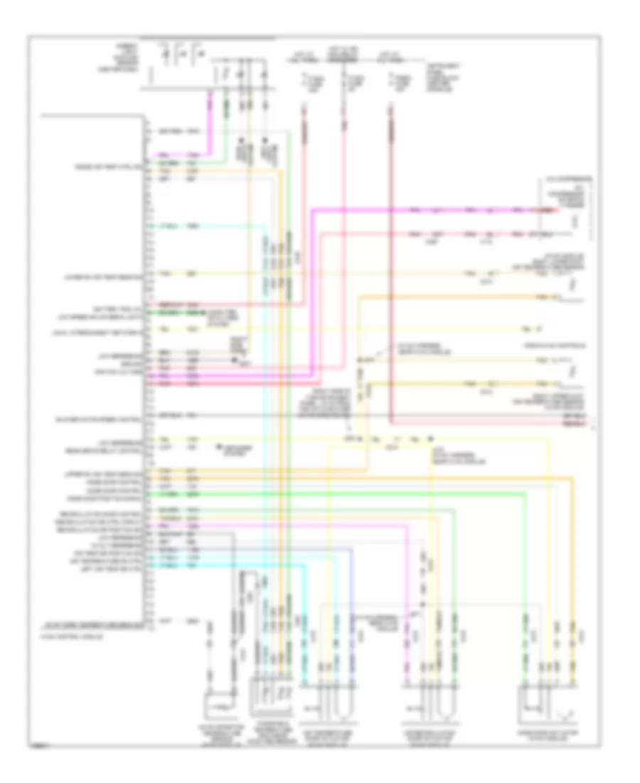 Automatic AC Wiring Diagram (1 of 2) for Chevrolet Equinox LT 2012