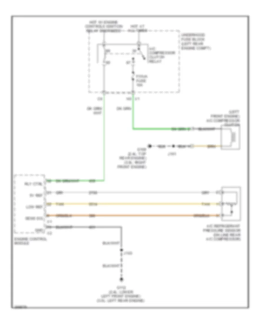 Compressor Wiring Diagram for Chevrolet Equinox LT 2012