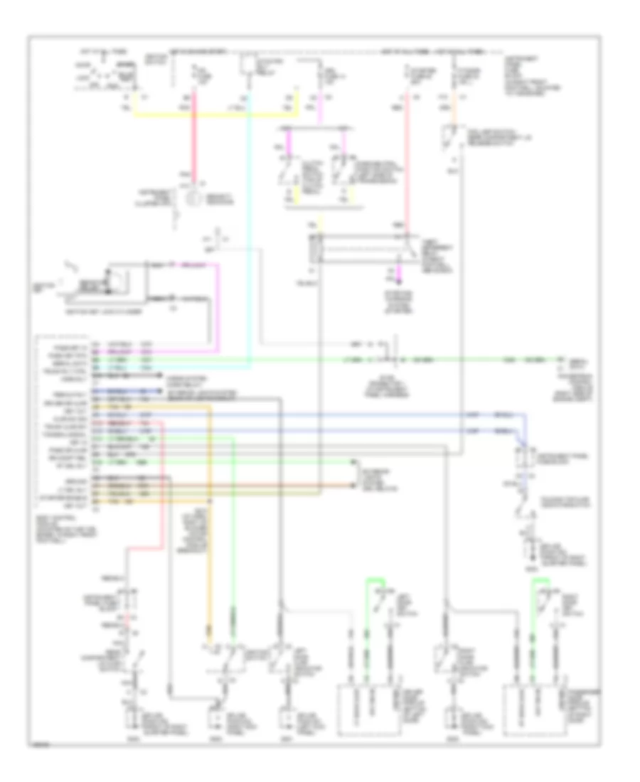 Anti-theft Wiring Diagram for Chevrolet Corvette Z06 2002