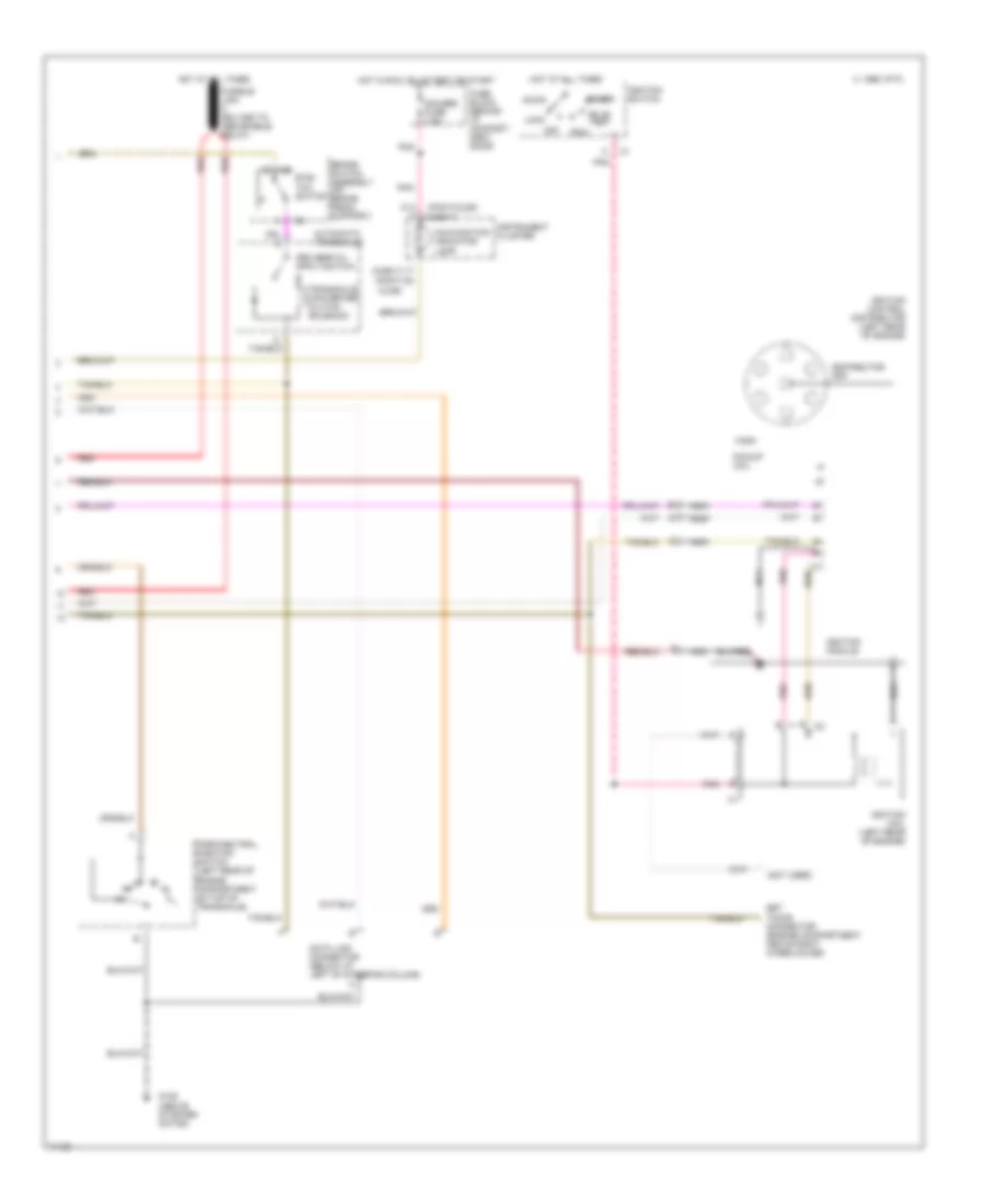 3.1L (VIN D), Engine Performance Wiring Diagrams (2 of 2) for Chevrolet Lumina APV 1995