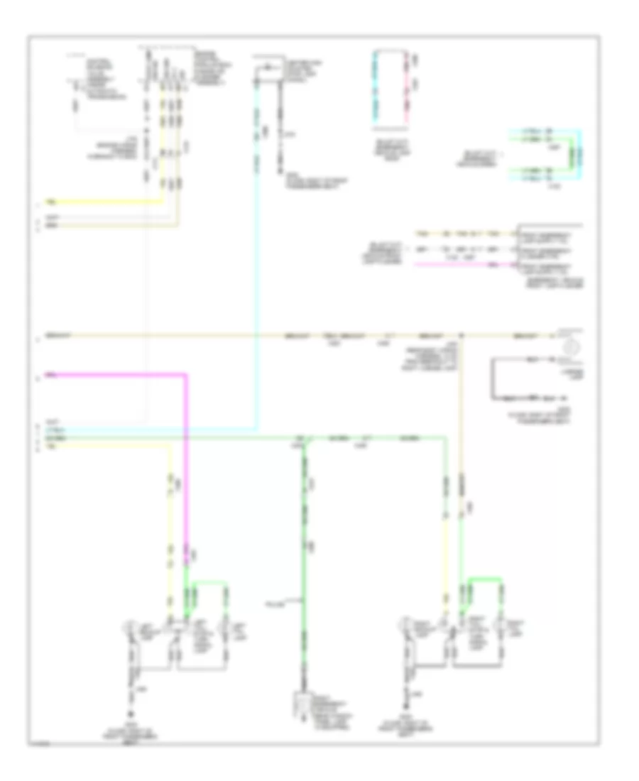 Exterior Lamps Wiring Diagram (2 of 2) for Chevrolet Impala Limited LS 2014