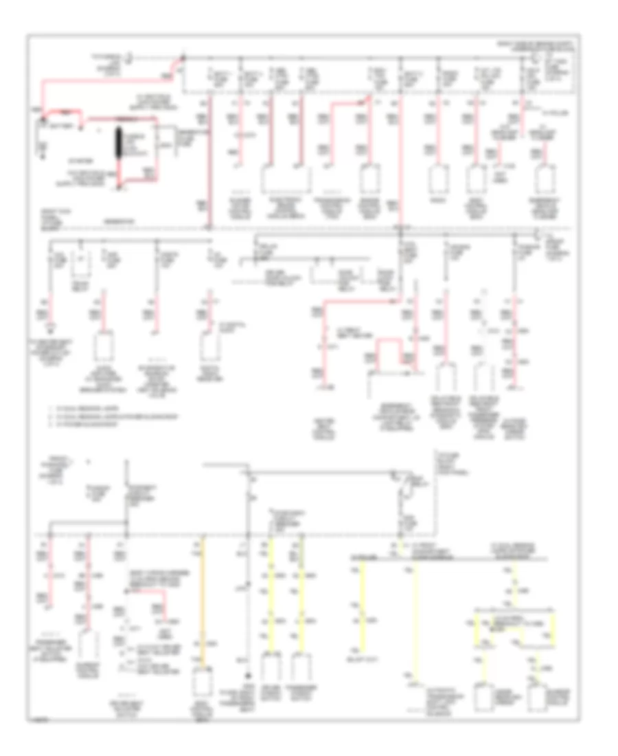 Power Distribution Wiring Diagram 1 of 4 for Chevrolet Impala Limited LS 2014