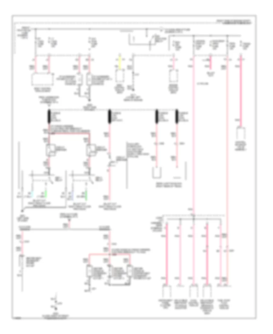 Power Distribution Wiring Diagram 2 of 4 for Chevrolet Impala Limited LS 2014