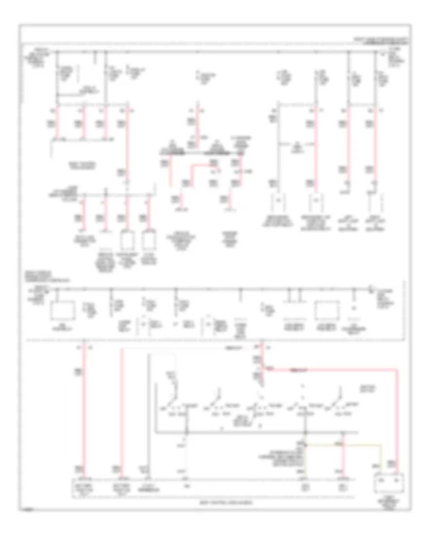 Power Distribution Wiring Diagram 3 of 4 for Chevrolet Impala Limited LS 2014