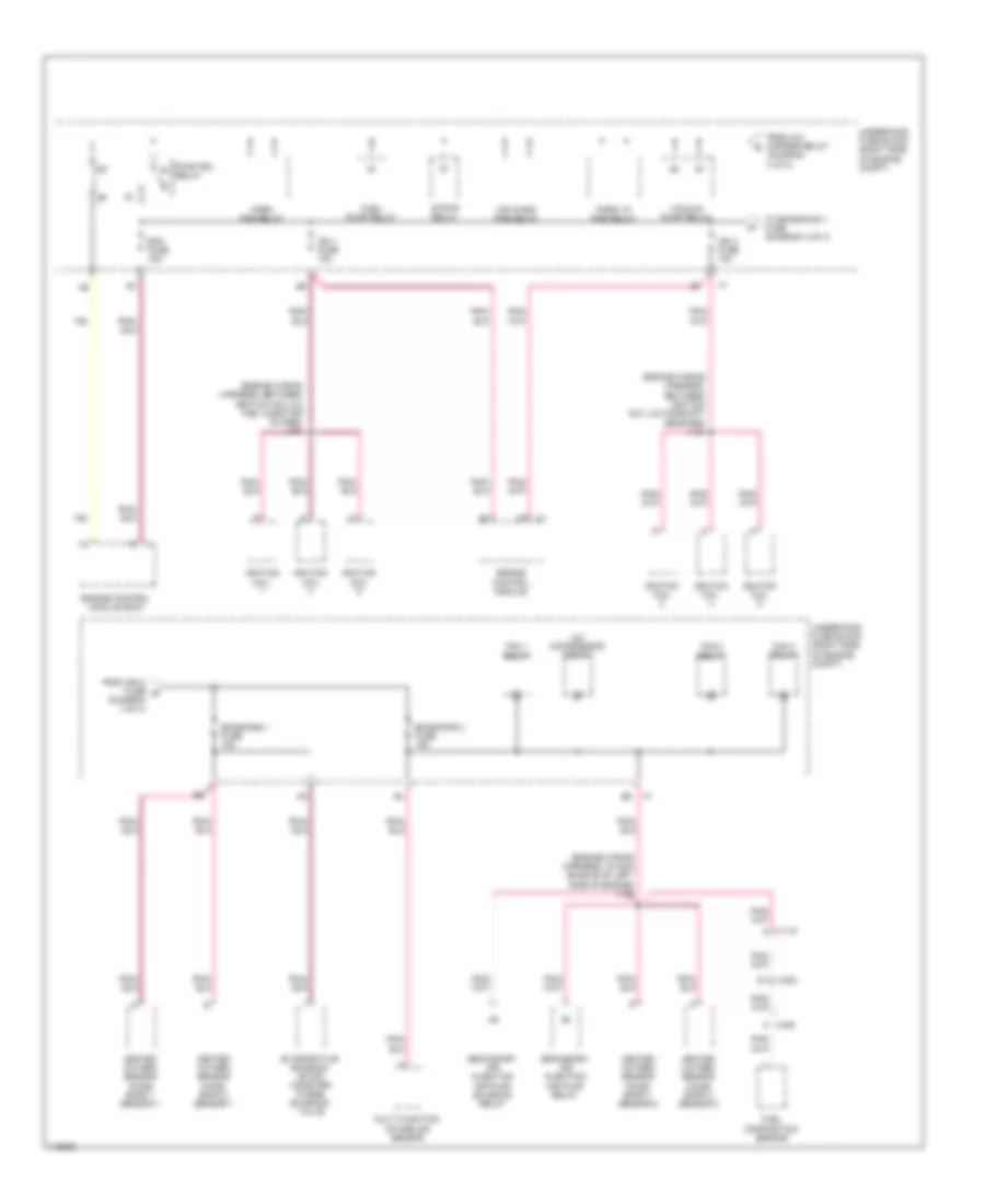 Power Distribution Wiring Diagram 4 of 4 for Chevrolet Impala Limited LS 2014