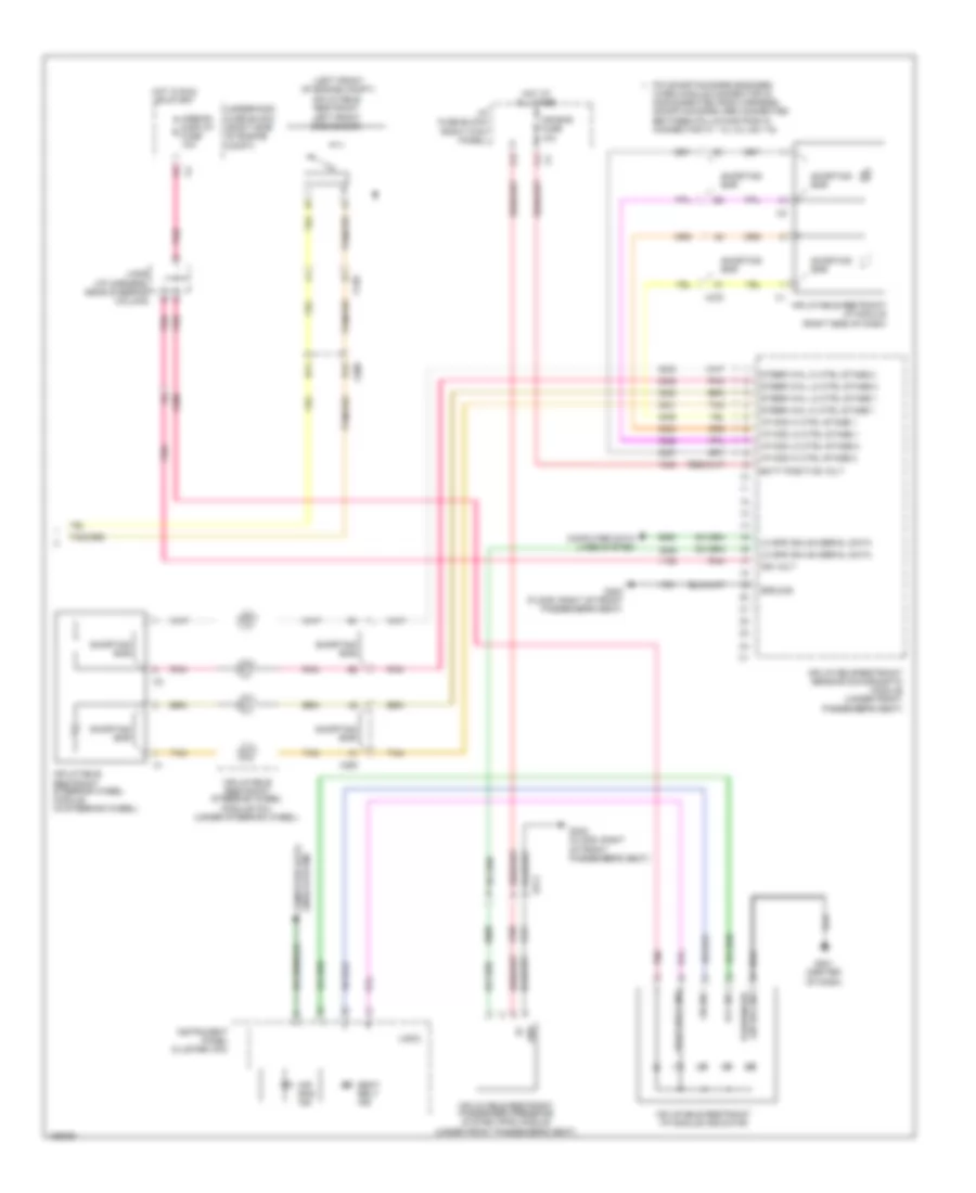 Supplemental Restraints Wiring Diagram (2 of 2) for Chevrolet Impala Limited LS 2014