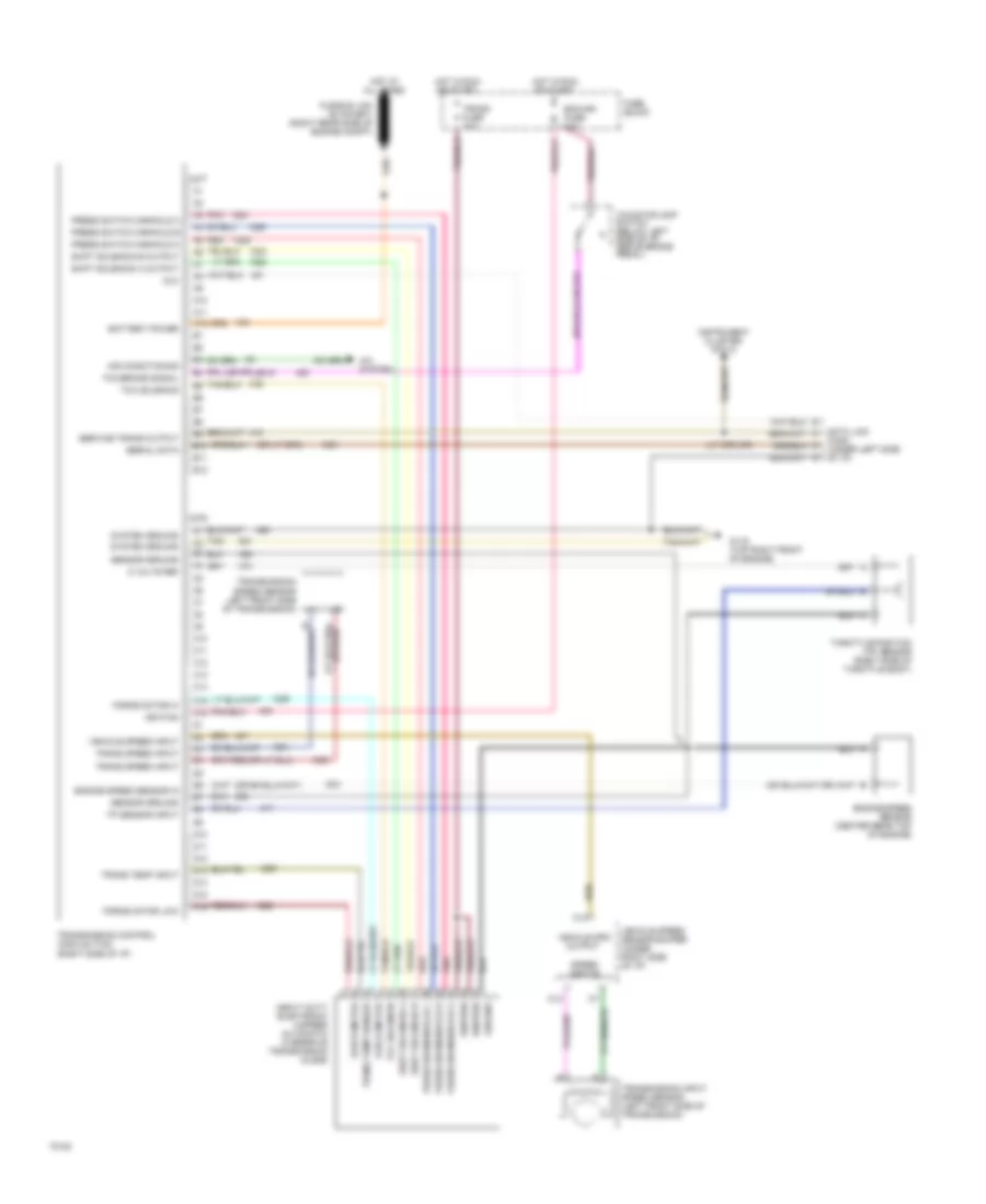 6.2L (VIN J), Transmission Wiring Diagram, 4L80-E for Chevrolet Cab  Chassis C3500 1993