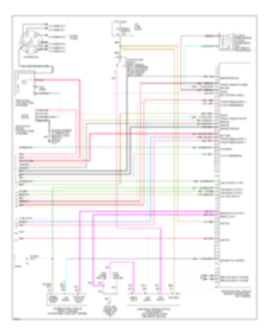 4 3L VIN W Engine Performance Wiring Diagrams 4 of 4 for Chevrolet Chevy Van G1996 2500