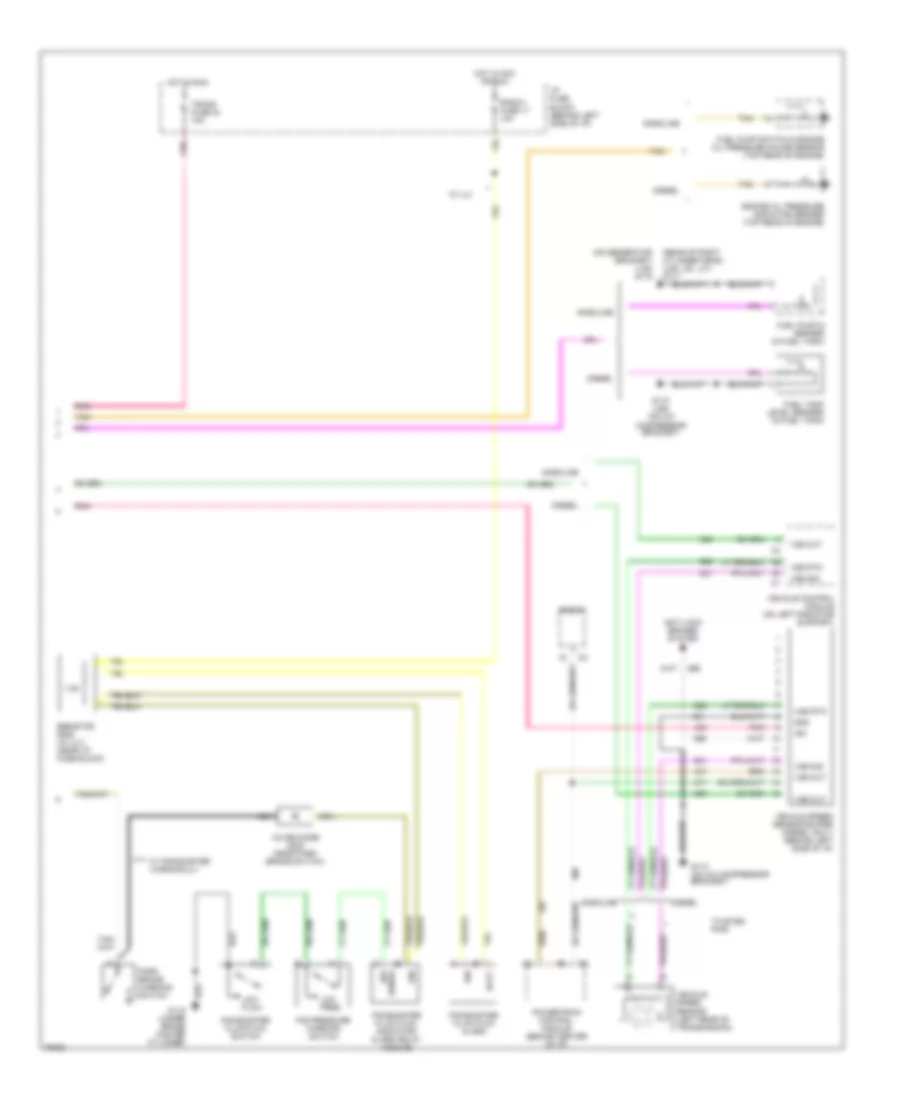 Instrument Cluster Wiring Diagram 2 of 2 for Chevrolet Chevy Van G1996 2500