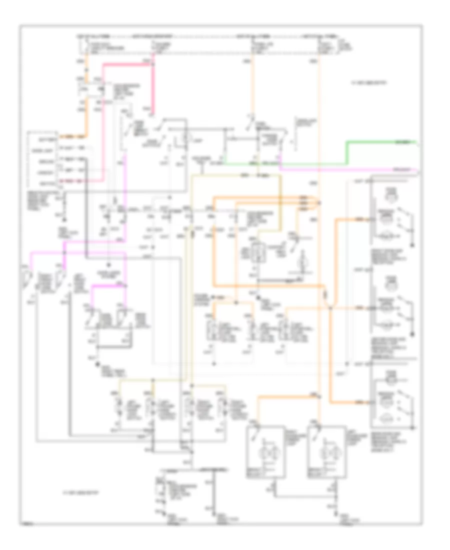 Interior Light Wiring Diagram 2 of 3 for Chevrolet Chevy Van G1996 2500