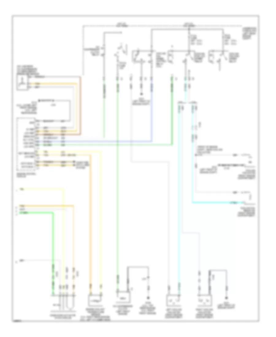 Manual A C Wiring Diagram 2 of 2 for Chevrolet Equinox LTZ 2012