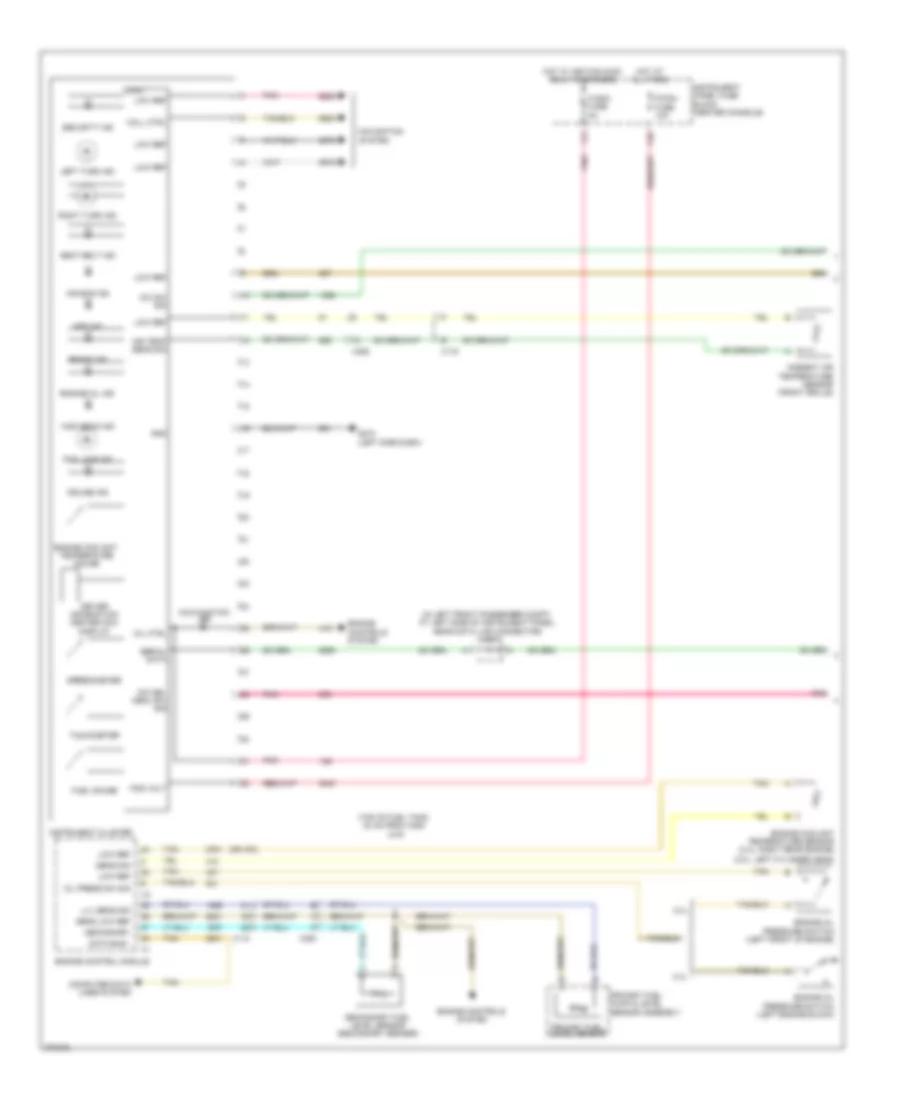 Instrument Cluster Wiring Diagram 1 of 2 for Chevrolet Equinox LTZ 2012