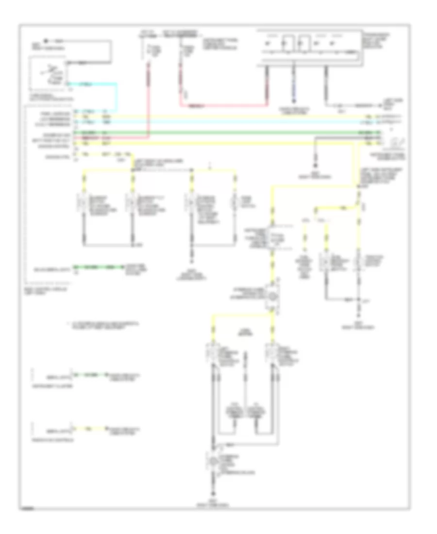 Instrument Illumination Wiring Diagram for Chevrolet Equinox LTZ 2012