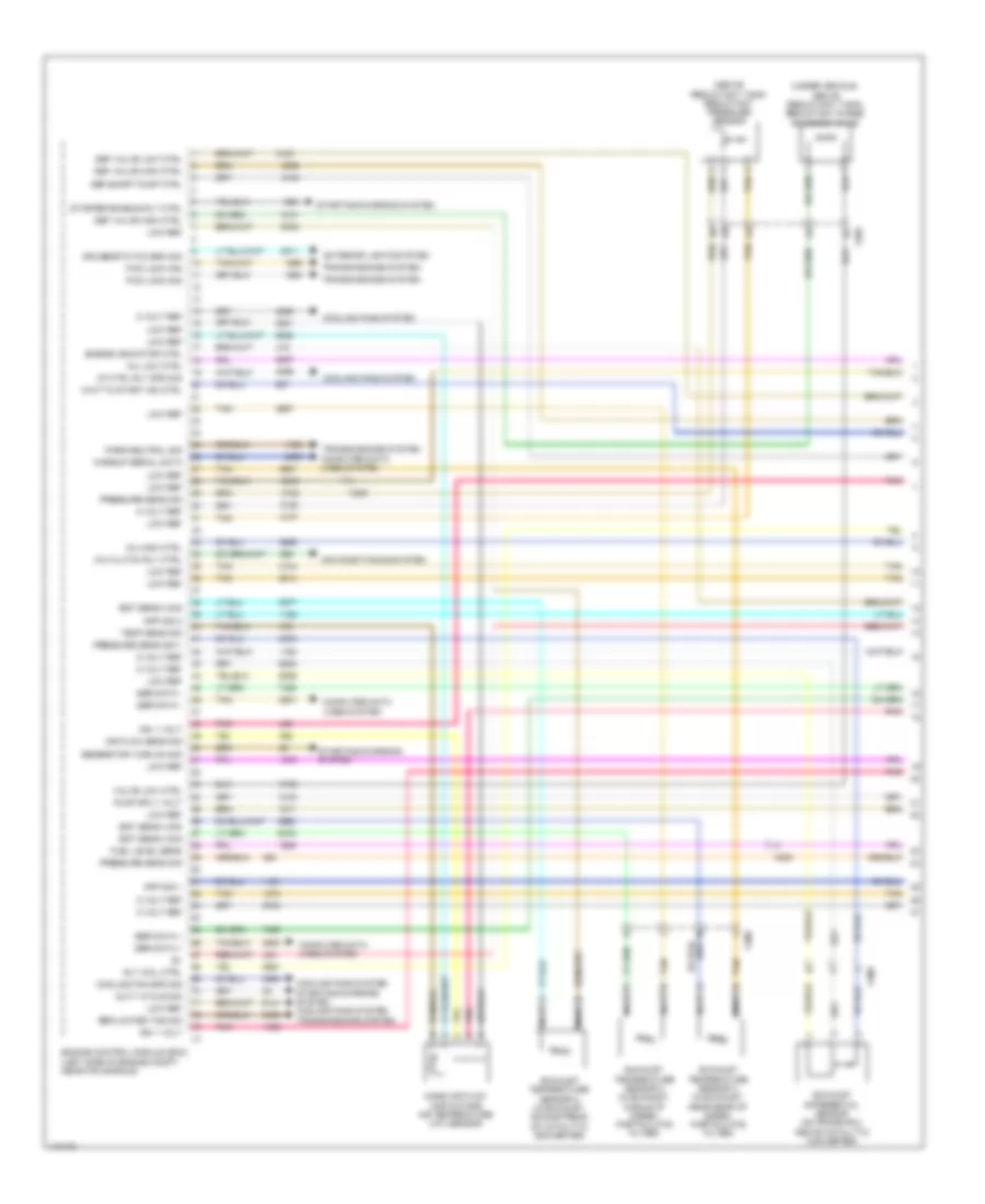 6.6L VIN 8, Engine Performance Wiring Diagram (1 of 6) for Chevrolet Silverado 3500 HD WT 2013