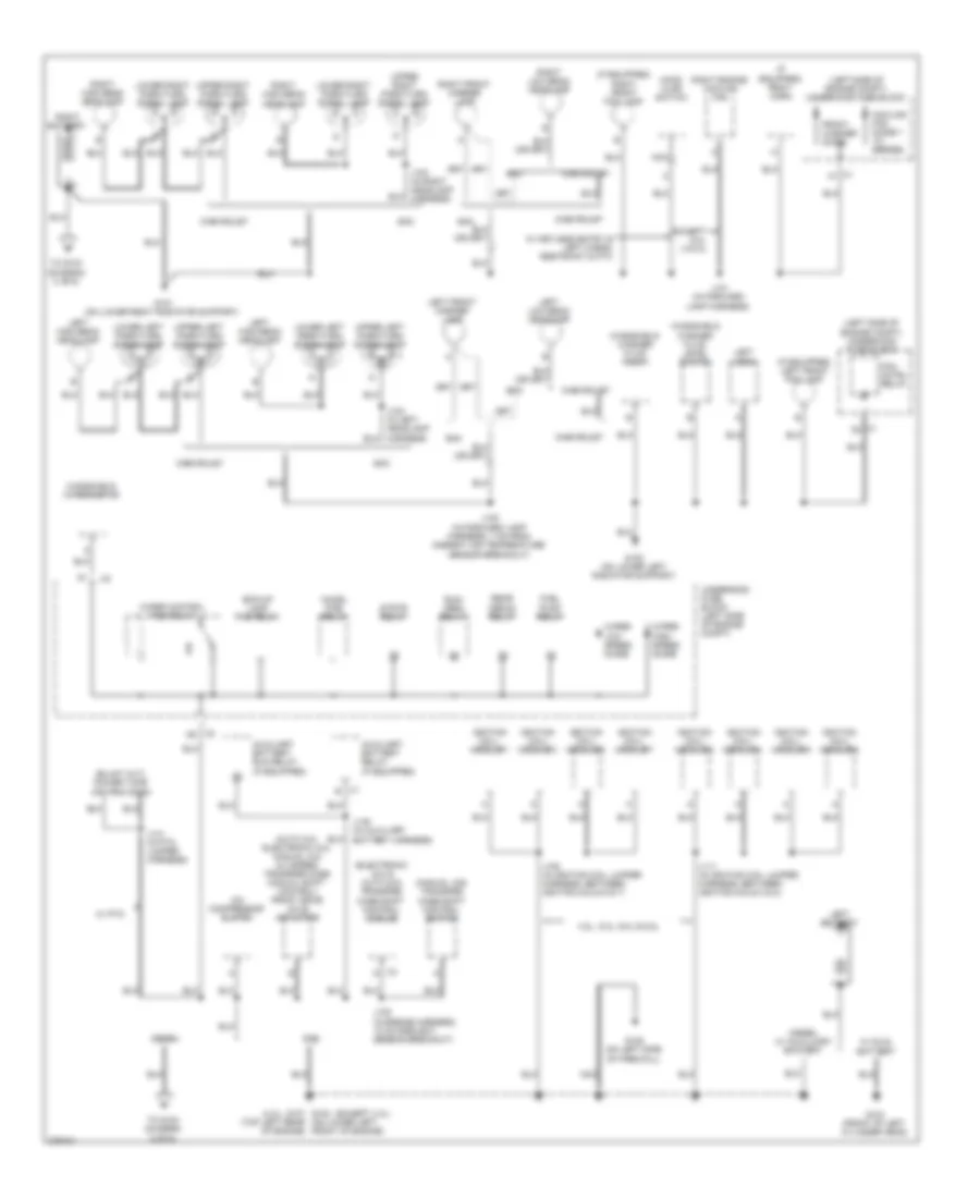 Ground Distribution Wiring Diagram 1 of 6 for Chevrolet Cab  Chassis Silverado HD 2008 3500