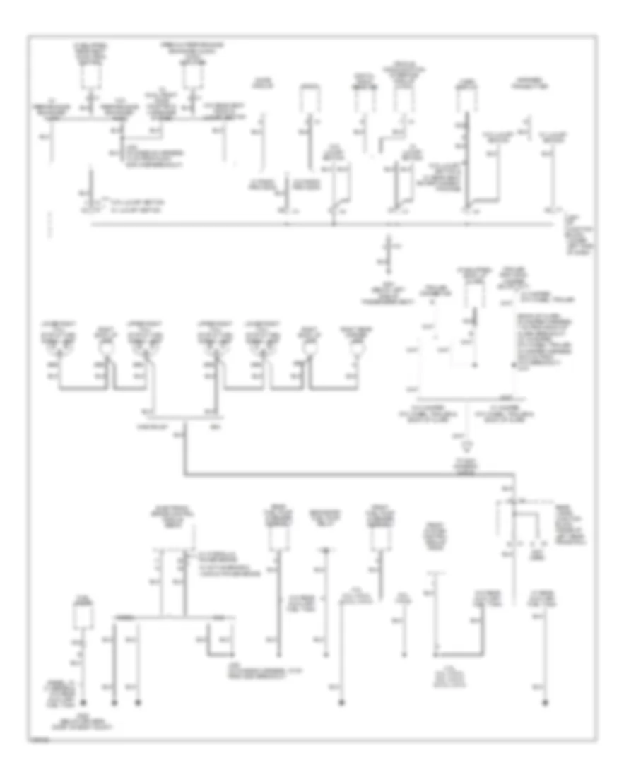Ground Distribution Wiring Diagram 5 of 6 for Chevrolet Cab  Chassis Silverado HD 2008 3500
