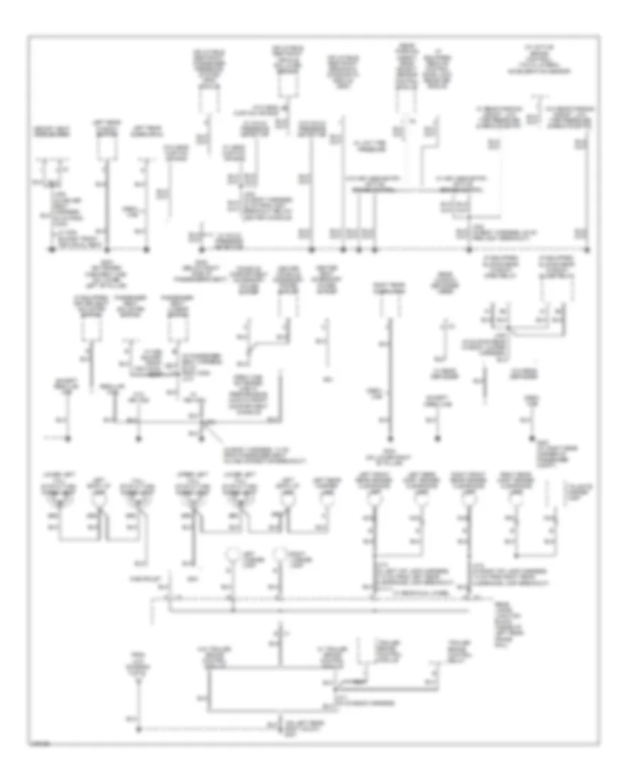 Ground Distribution Wiring Diagram 6 of 6 for Chevrolet Cab  Chassis Silverado HD 2008 3500