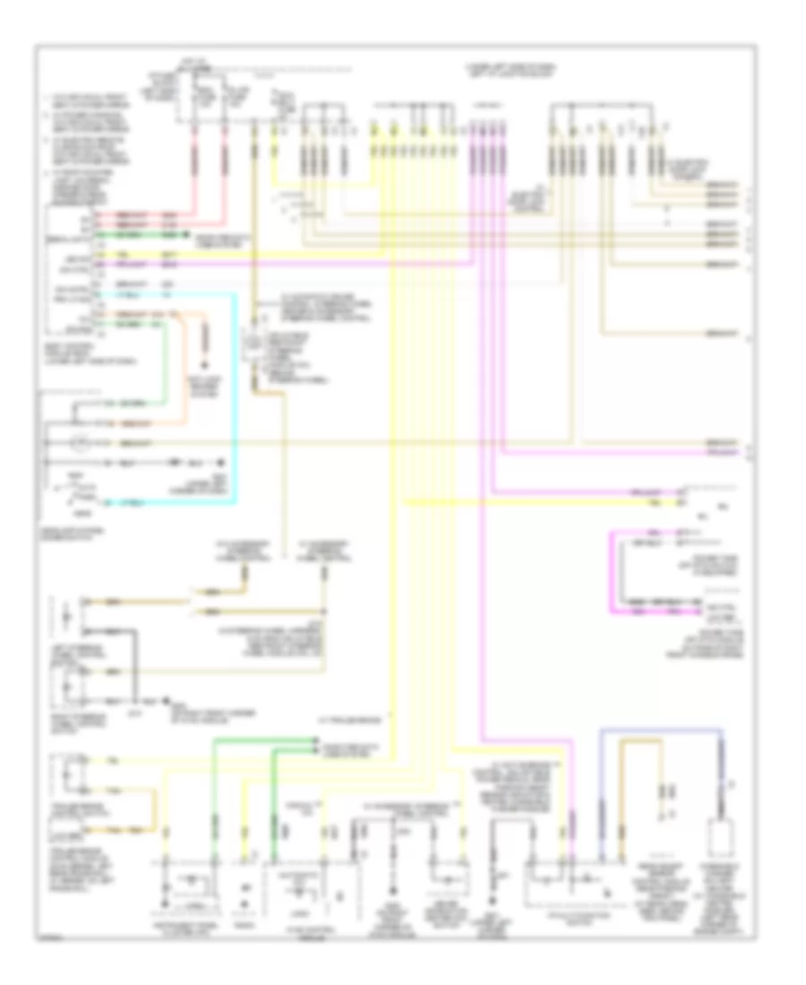 Instrument Illumination Wiring Diagram 1 of 2 for Chevrolet Cab  Chassis Silverado HD 2008 3500