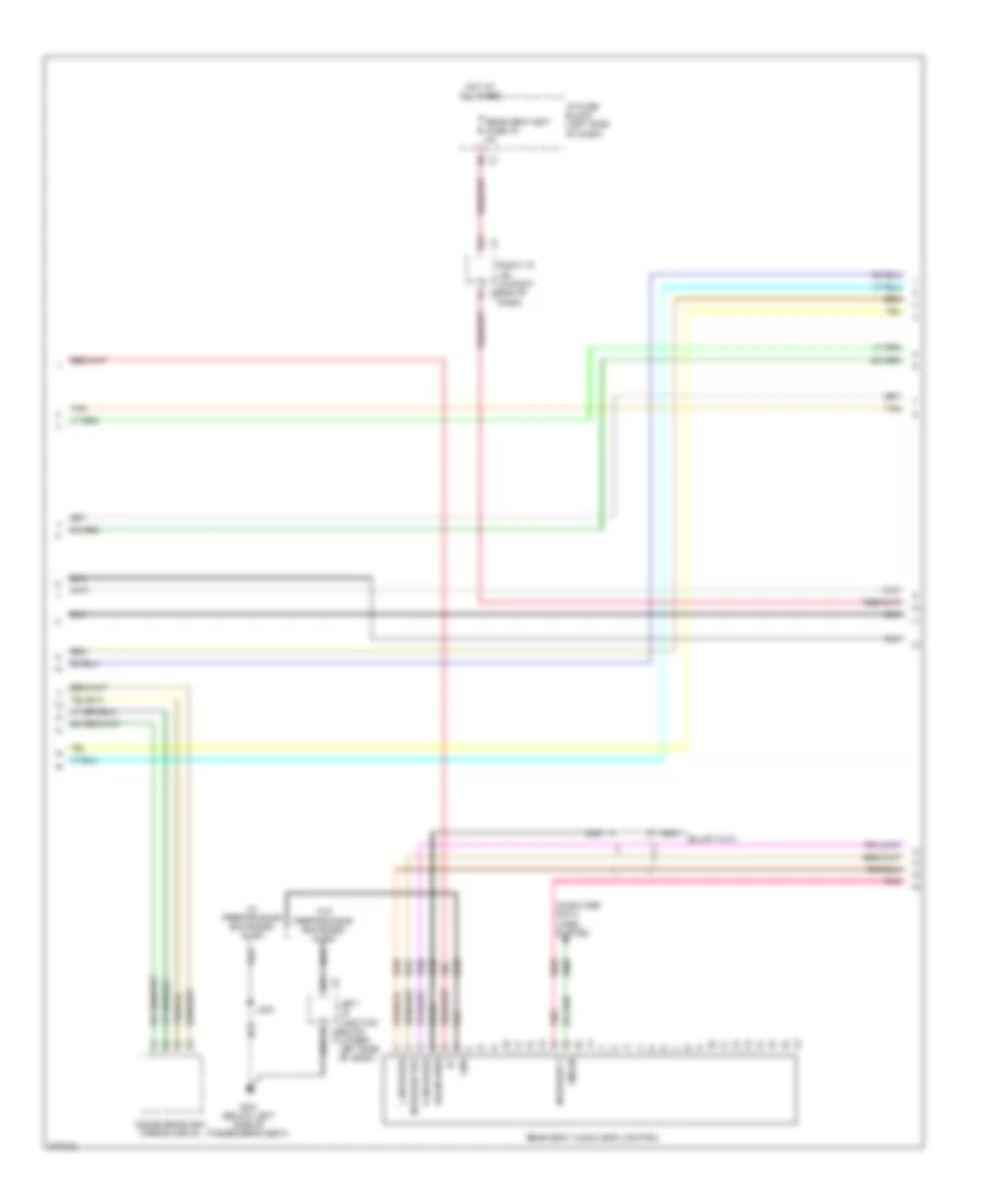 Navigation Wiring Diagram with Y91  without UQA 2 of 3 for Chevrolet Cab  Chassis Silverado HD 2008 3500