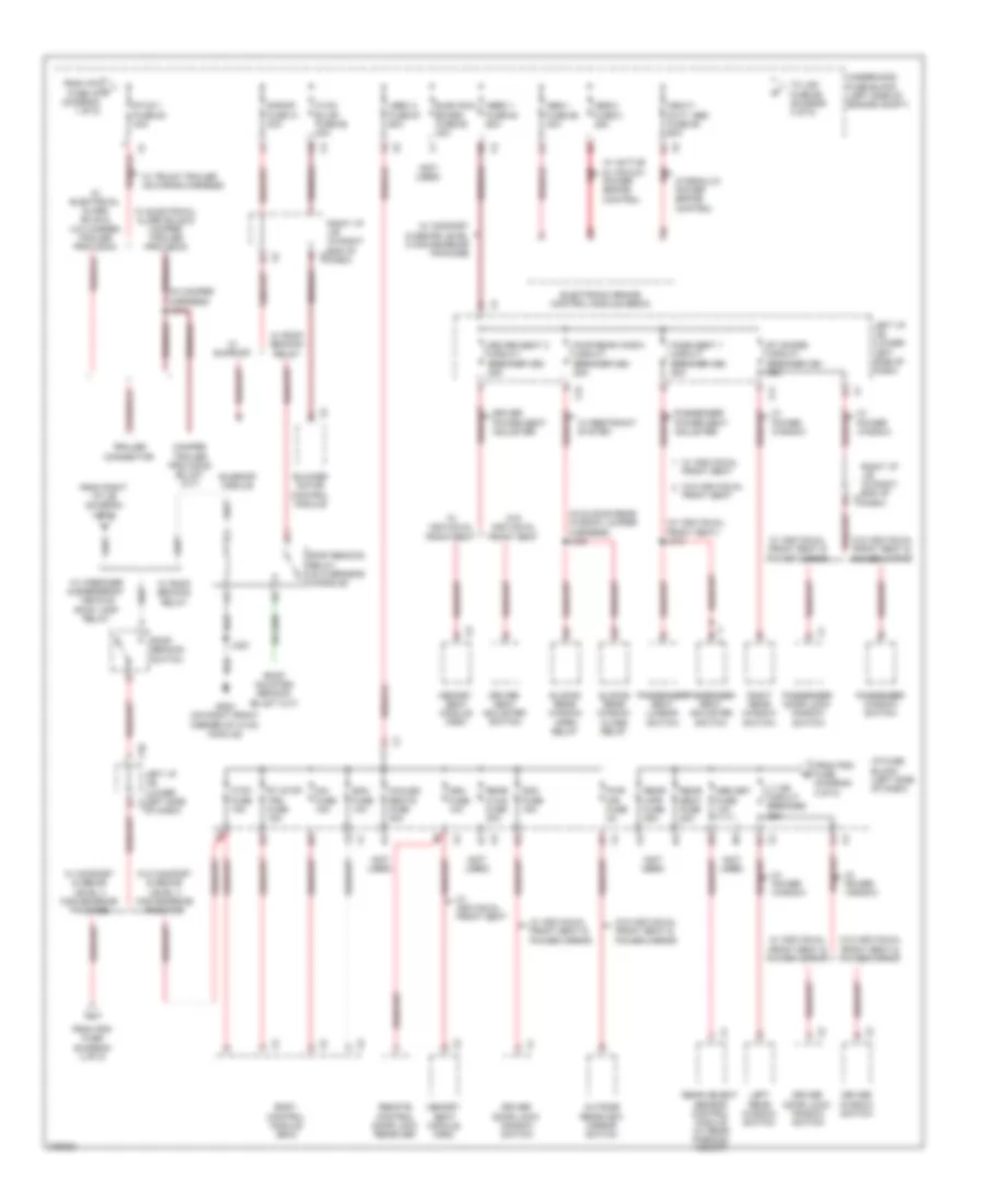 6 6L VIN 6 Power Distribution Wiring Diagram 2 of 5 for Chevrolet Cab  Chassis Silverado HD 2008 3500