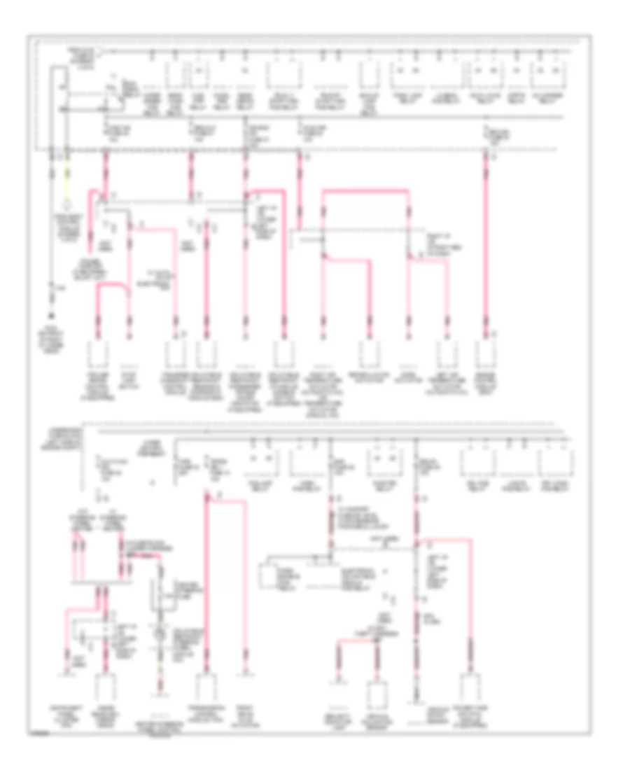 6 6L VIN 6 Power Distribution Wiring Diagram 5 of 5 for Chevrolet Cab  Chassis Silverado HD 2008 3500