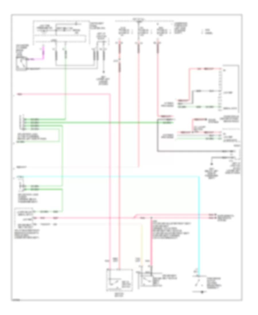 Warning Systems Wiring Diagram without AN3 DL3 2 of 2 for Chevrolet Cab  Chassis Silverado HD 2008 3500