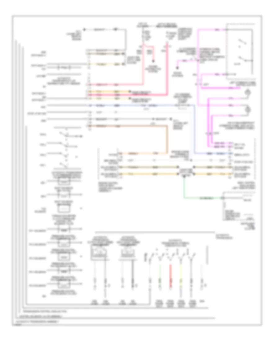 Transmission Wiring Diagram for Chevrolet Impala Limited LT 2014