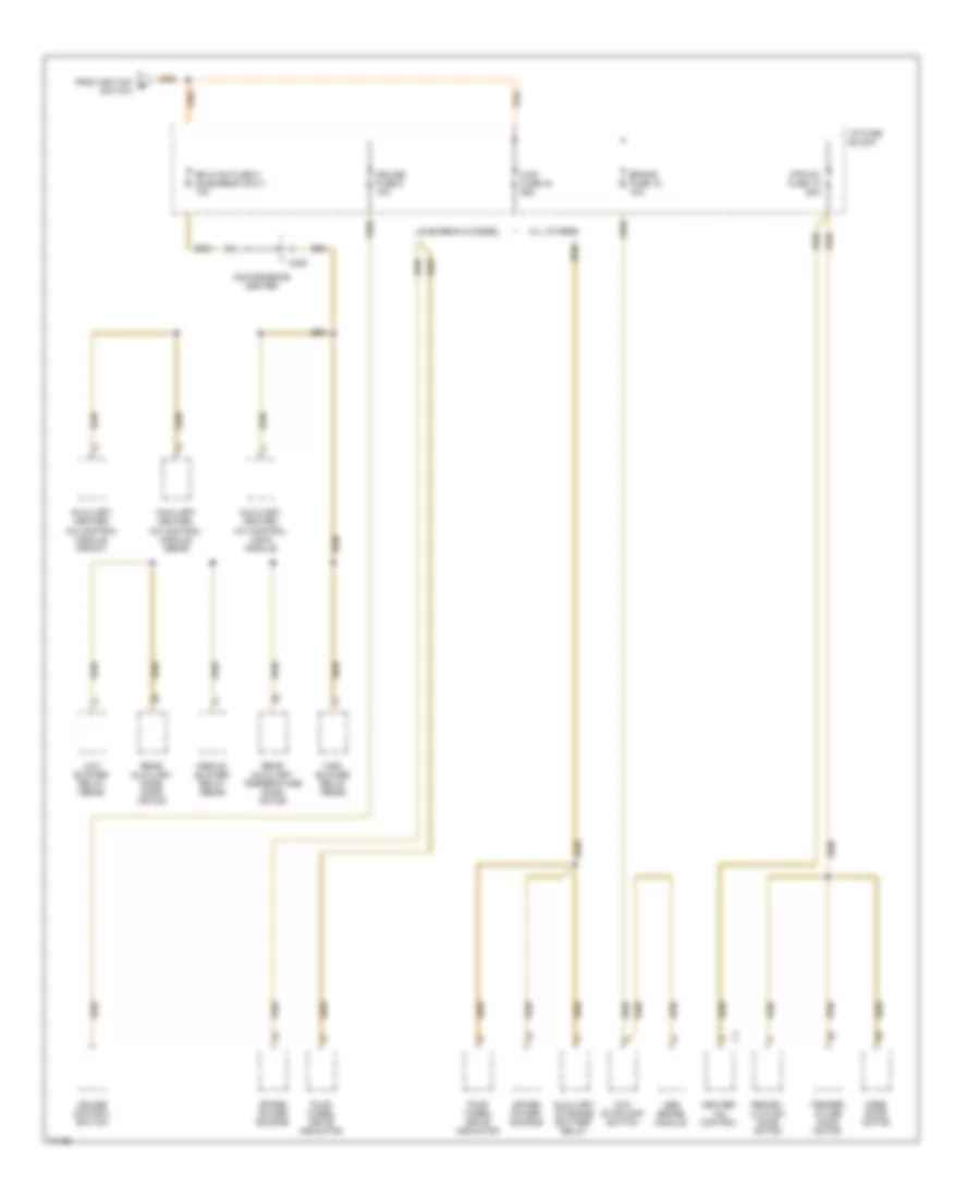 Power Distribution Wiring Diagram, Diesel (5 of 6) for Chevrolet C3500 HD 1995