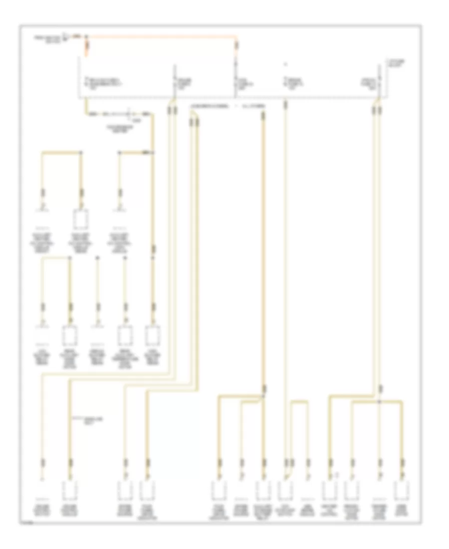 Power Distribution Wiring Diagram, Gasoline (5 of 6) for Chevrolet C3500 HD 1995