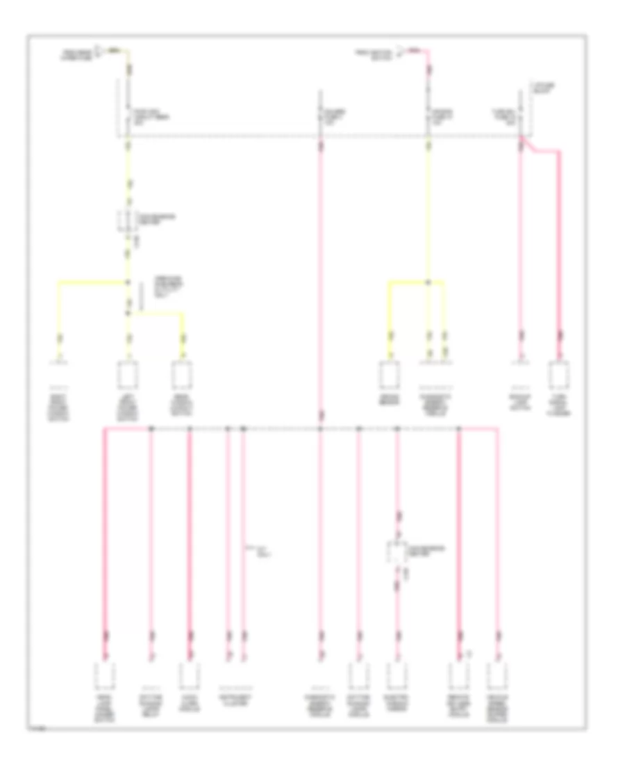 Power Distribution Wiring Diagram, Gasoline (6 of 6) for Chevrolet C3500 HD 1995