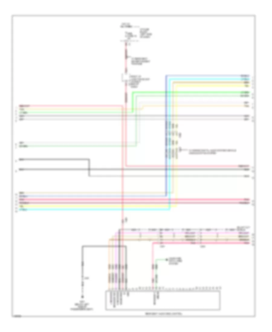 Radio Wiring Diagram with UYS without Y91  UQA 3 of 5 for Chevrolet Silverado LS 2013 1500