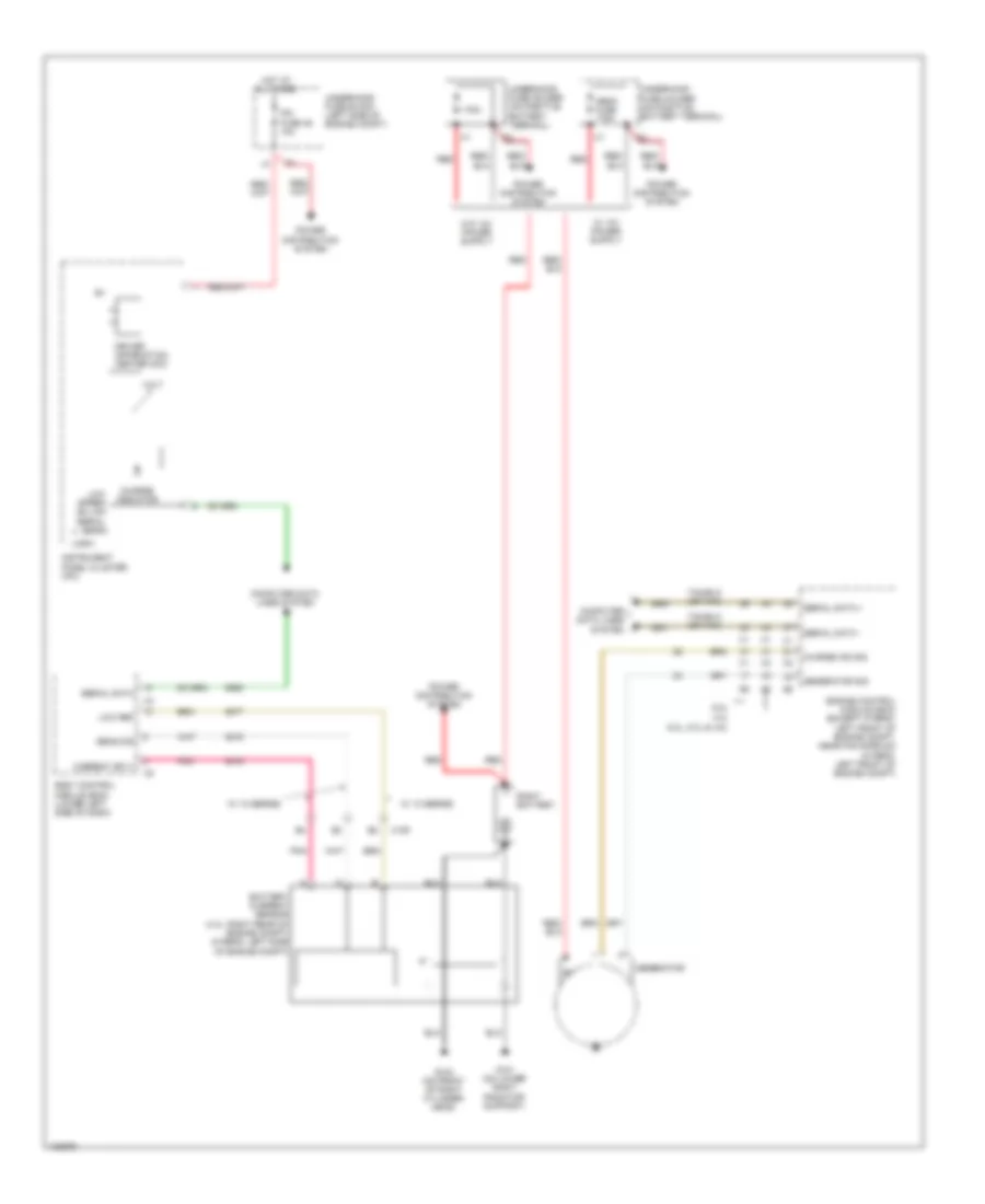 6.2L VIN 2, Charging Wiring Diagram for Chevrolet Silverado 1500 LS 2013