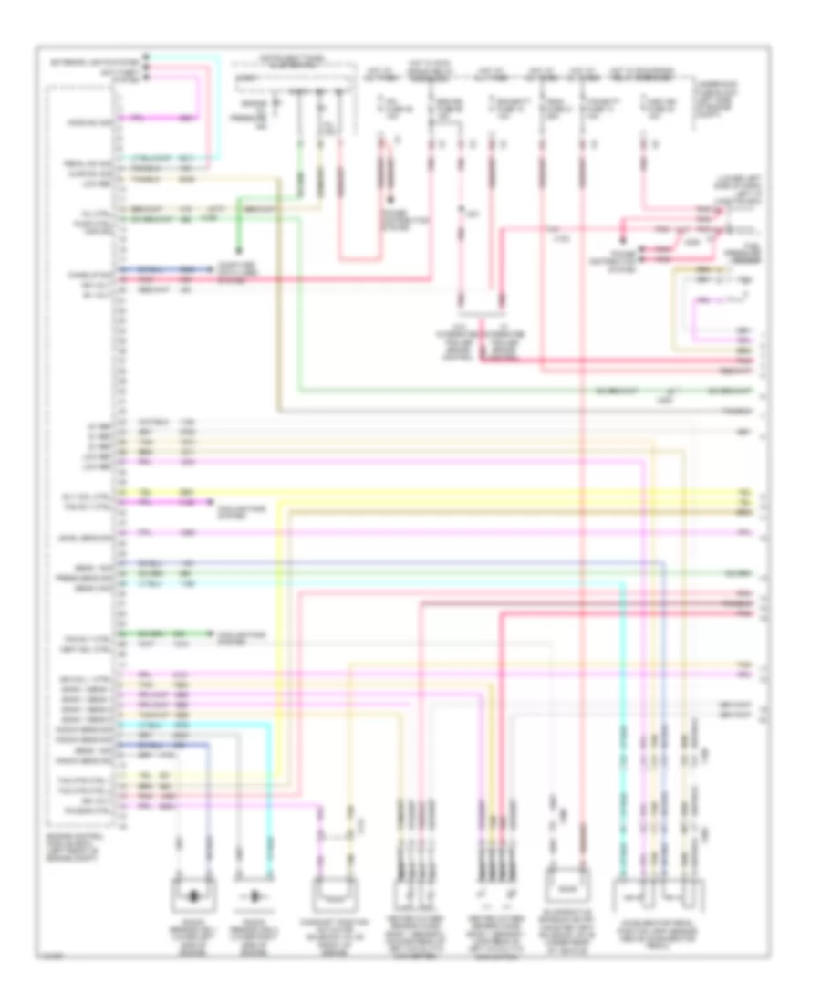 6 0L VIN J Engine Controls Wiring Diagram 1 of 5 for Chevrolet Silverado LS 2013 1500