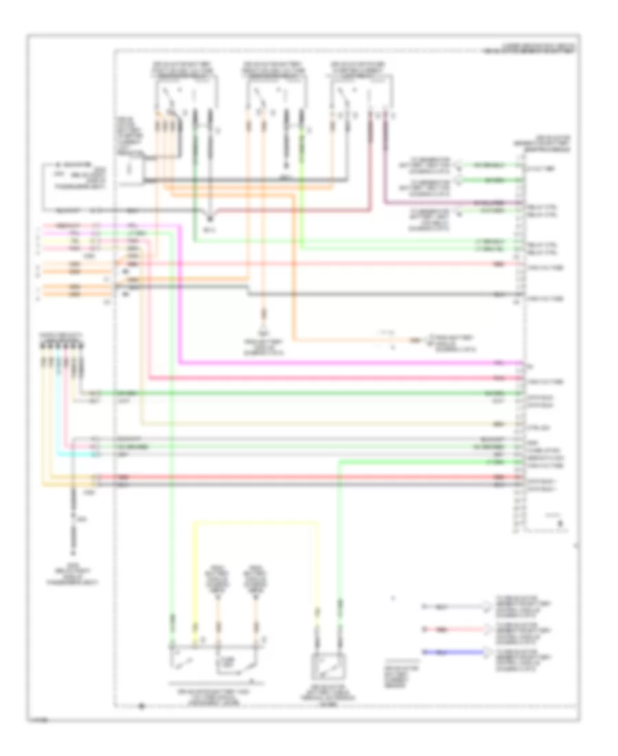 6.0L VIN J, Hybrid System Wiring Diagram (4 of 5) for Chevrolet Silverado 1500 LS 2013