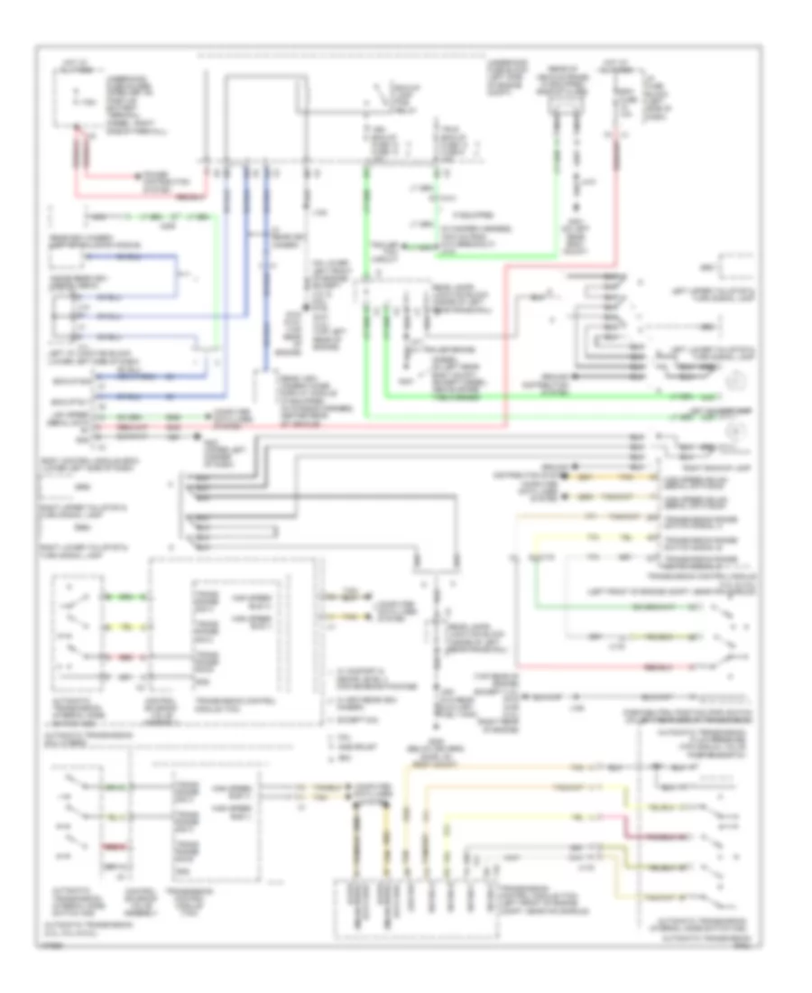 Backup Lamps Wiring Diagram for Chevrolet Silverado LS 2013 1500