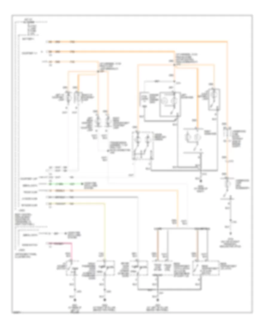 Courtesy Lamps Wiring Diagram for Chevrolet Corvette ZR 1 2011