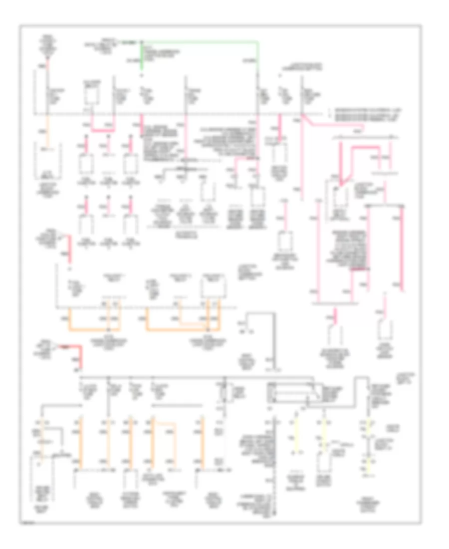 Power Distribution Wiring Diagram (3 of 5) for Chevrolet Impala 2002