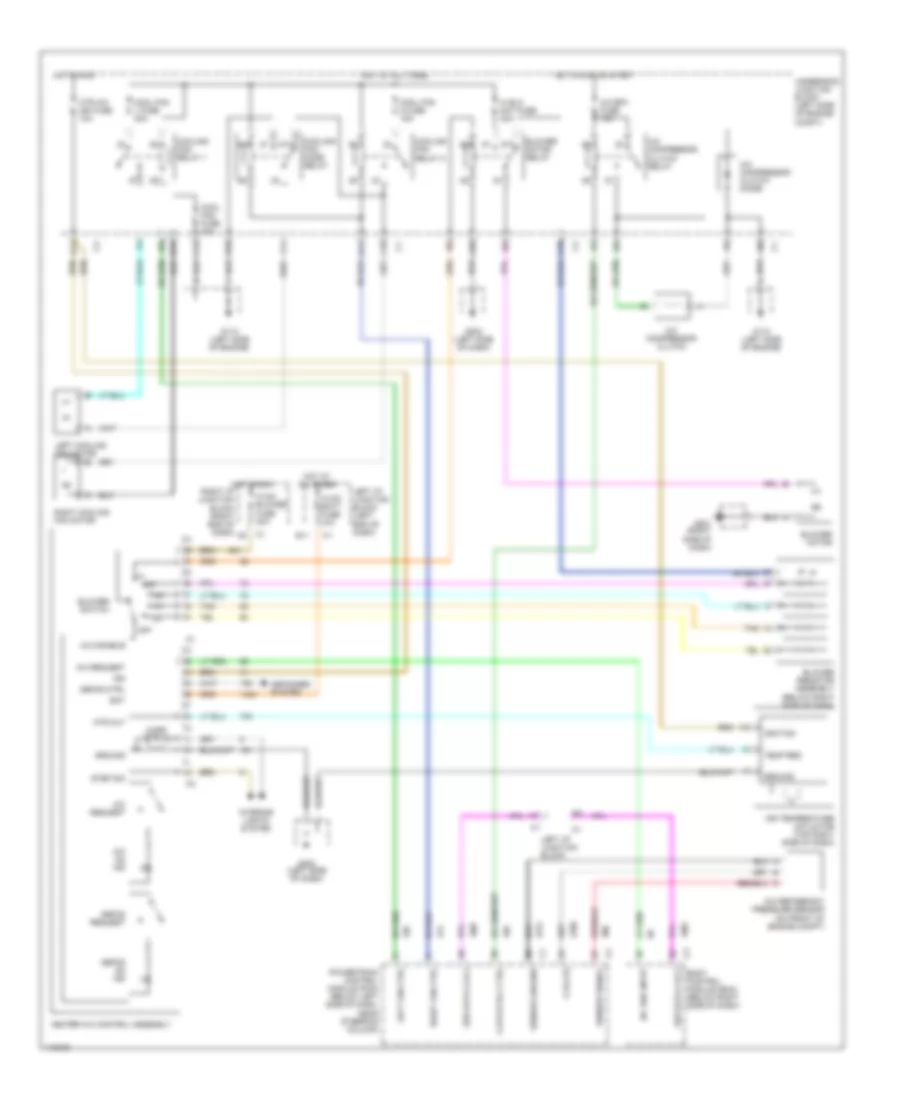 Manual A C Wiring Diagram for Chevrolet Malibu LS 2001