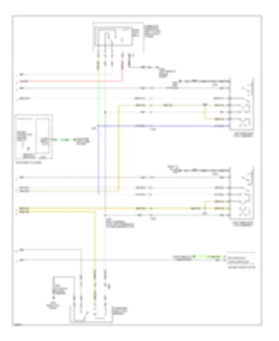 Forced Entry Wiring Diagram 2 of 2 for Chevrolet Sonic LS 2013
