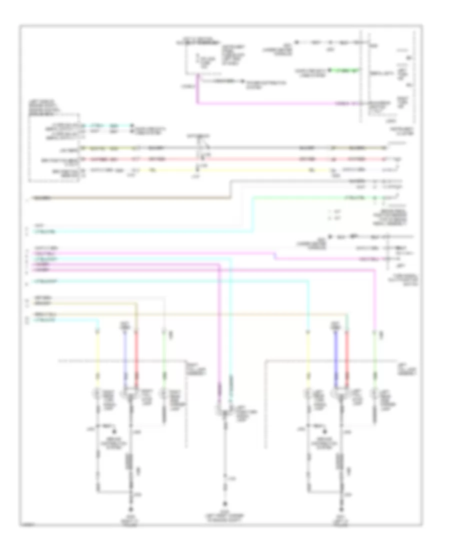 Exterior Lamps Wiring Diagram 2 of 2 for Chevrolet Sonic LS 2013