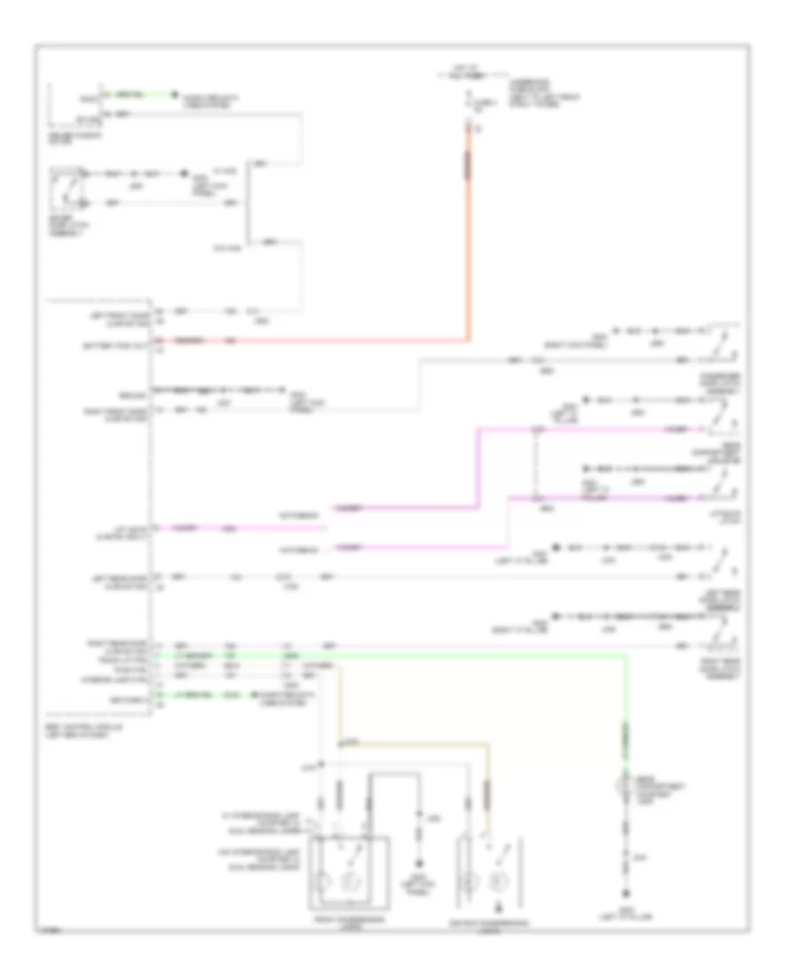 Courtesy Lamps Wiring Diagram for Chevrolet Sonic LS 2013