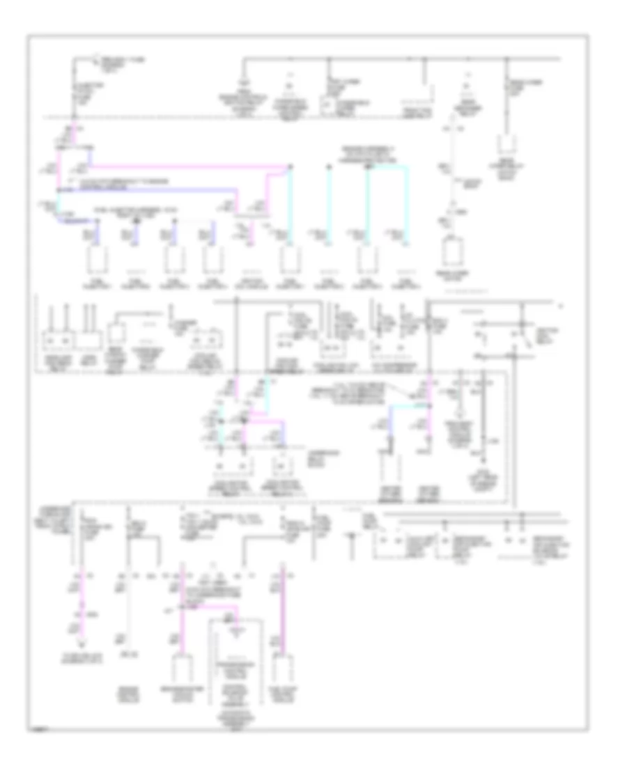 Power Distribution Wiring Diagram (2 of 4) for Chevrolet Sonic LS 2013