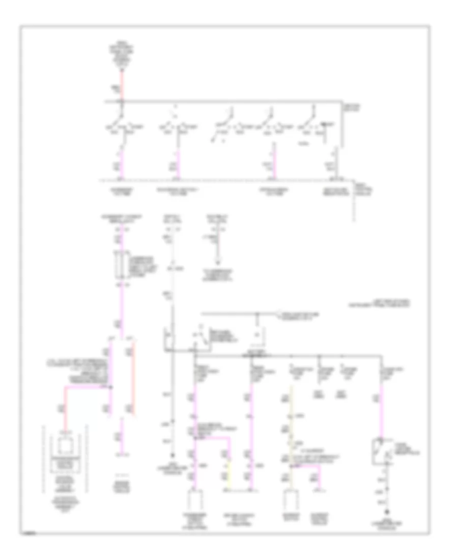 Power Distribution Wiring Diagram (4 of 4) for Chevrolet Sonic LS 2013