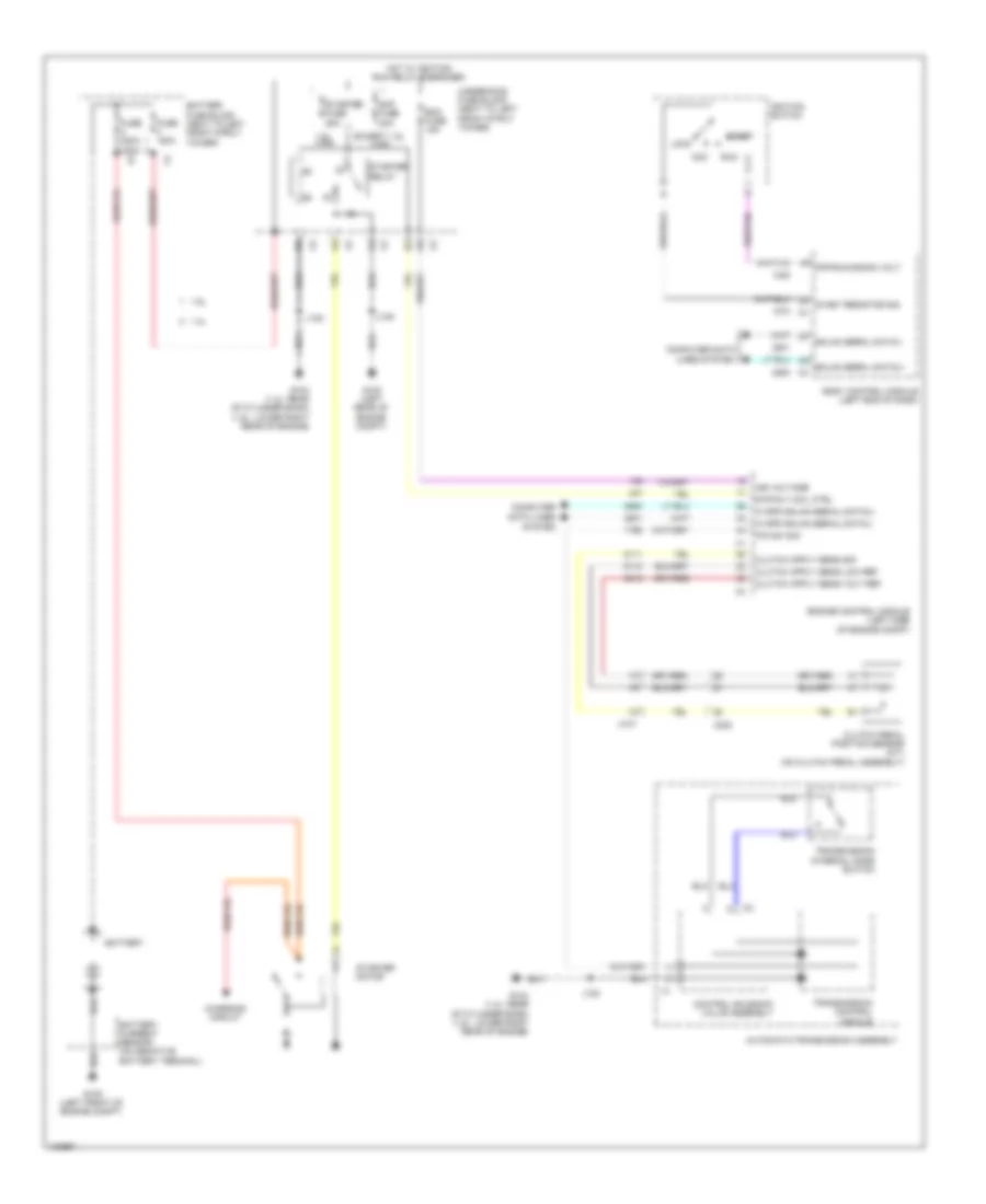 Starting Wiring Diagram for Chevrolet Sonic LS 2013