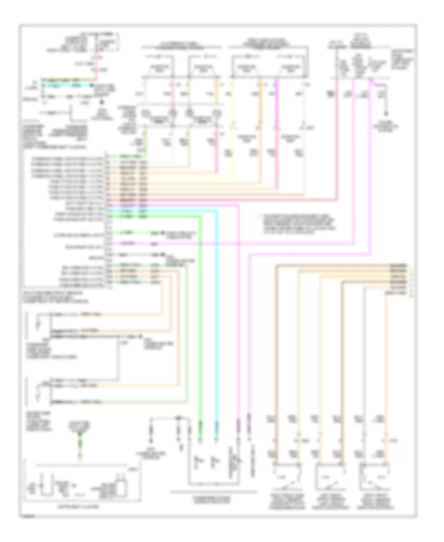 Supplemental Restraints Wiring Diagram 1 of 2 for Chevrolet Sonic LS 2013
