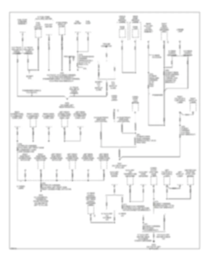 Ground Distribution Wiring Diagram 4 of 4 for Chevrolet Chevy Express G2008 1500