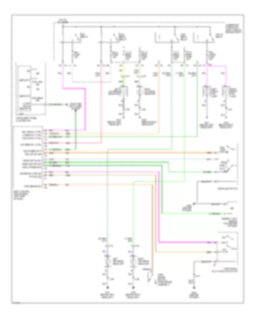 Headlights Wiring Diagram without Police for Chevrolet Impala Limited LTZ 2014