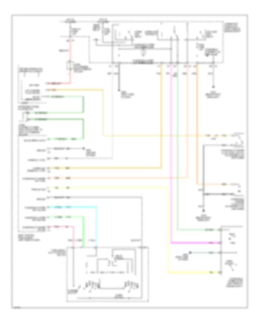 Wiper Washer Wiring Diagram for Chevrolet Impala Limited LTZ 2014