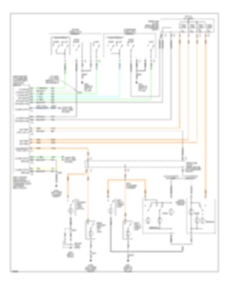 Courtesy Lamps Wiring Diagram for Chevrolet SSR 2004