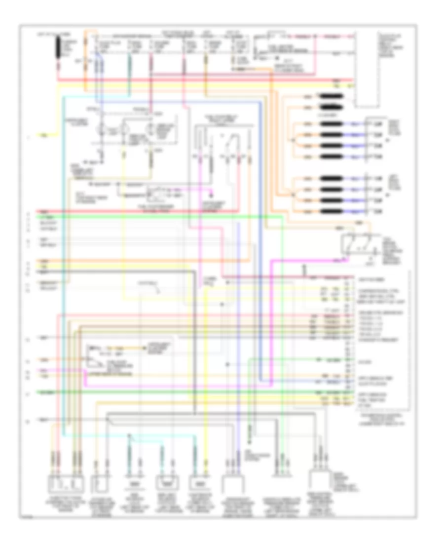 6.5L (VIN P), Engine Performance Wiring Diagrams, MT (2 of 2) for Chevrolet Cab  Chassis C2500 1995